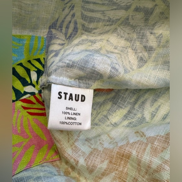 STAUD
Vincent Linen Long Sleeve Tunic In Capri M - Picture 13 of 14